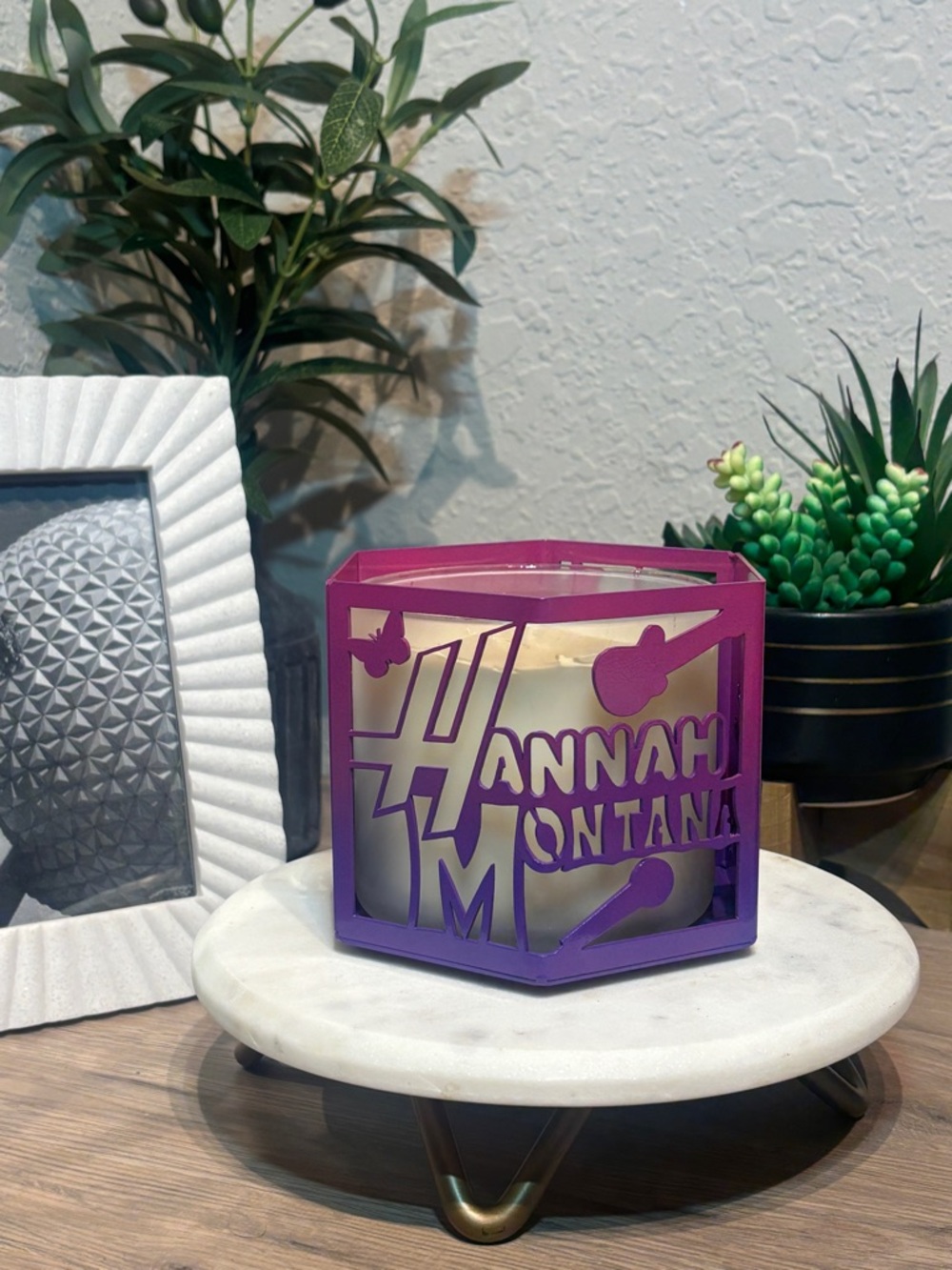 Hannah Montana Candle Holder